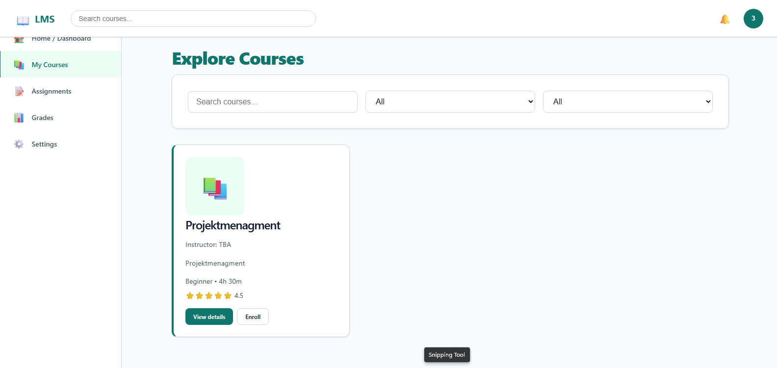 Explore Courses
