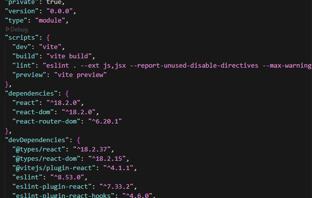 Package.json