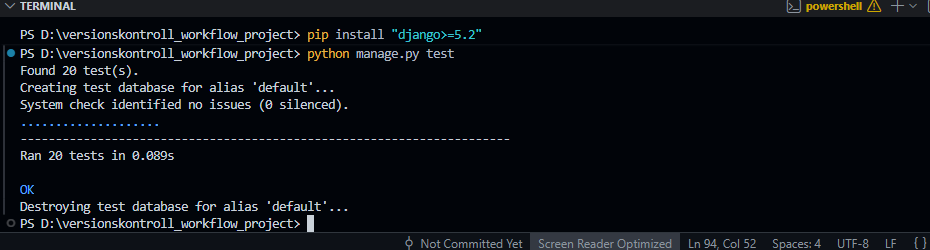 All 20 tests passed